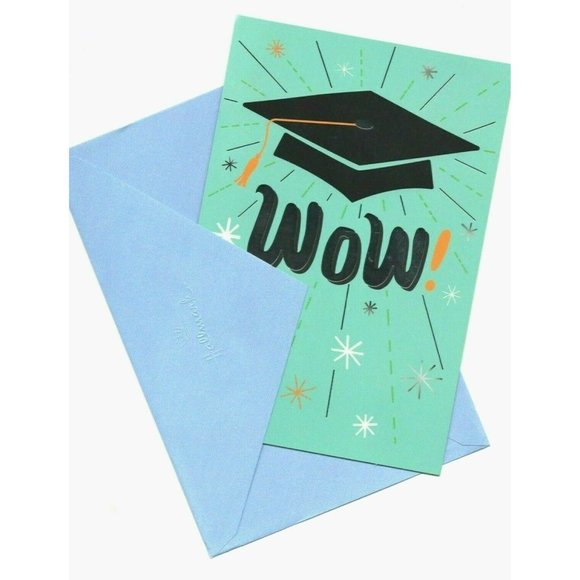 Congratulations Congrats Graduation Grad Wishes Greeting Card Hat Gift - Picture 1 of 4